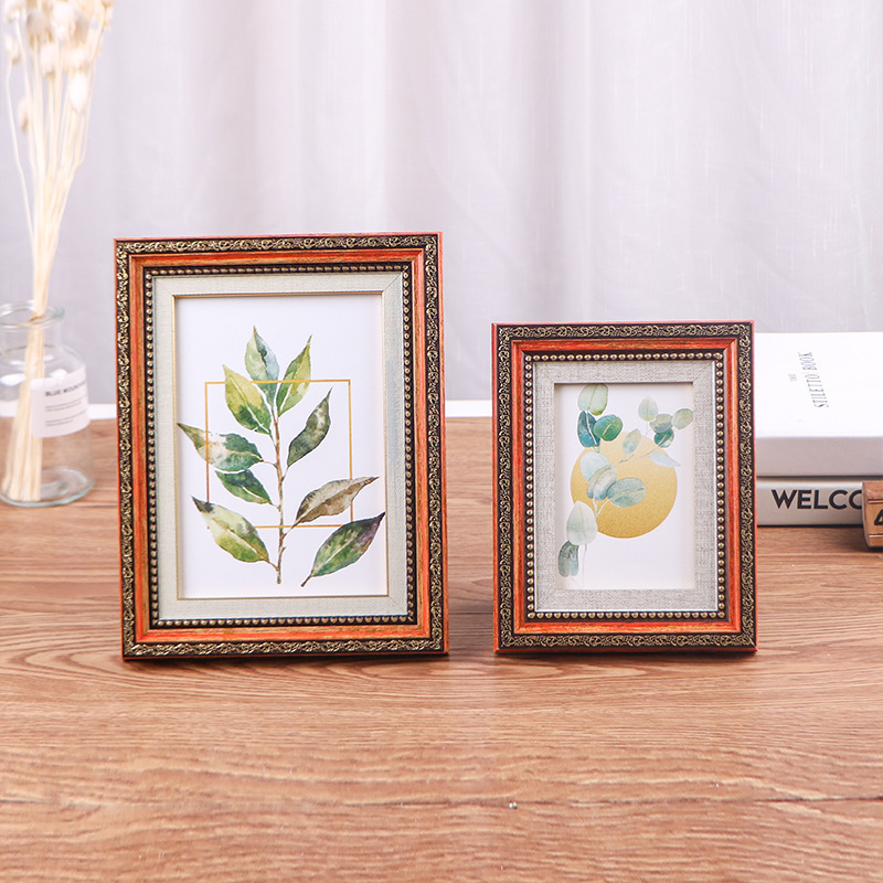Manufacturer Wholesale Photo Frames for Display 5 6 78 10 a 4inch American Luxury Style Photo Studio Wall-Mounted Photo Frames European Classical Style