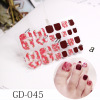 Summer leg stickers, nail stickers, Japanese fake nails for manicure, 22 years