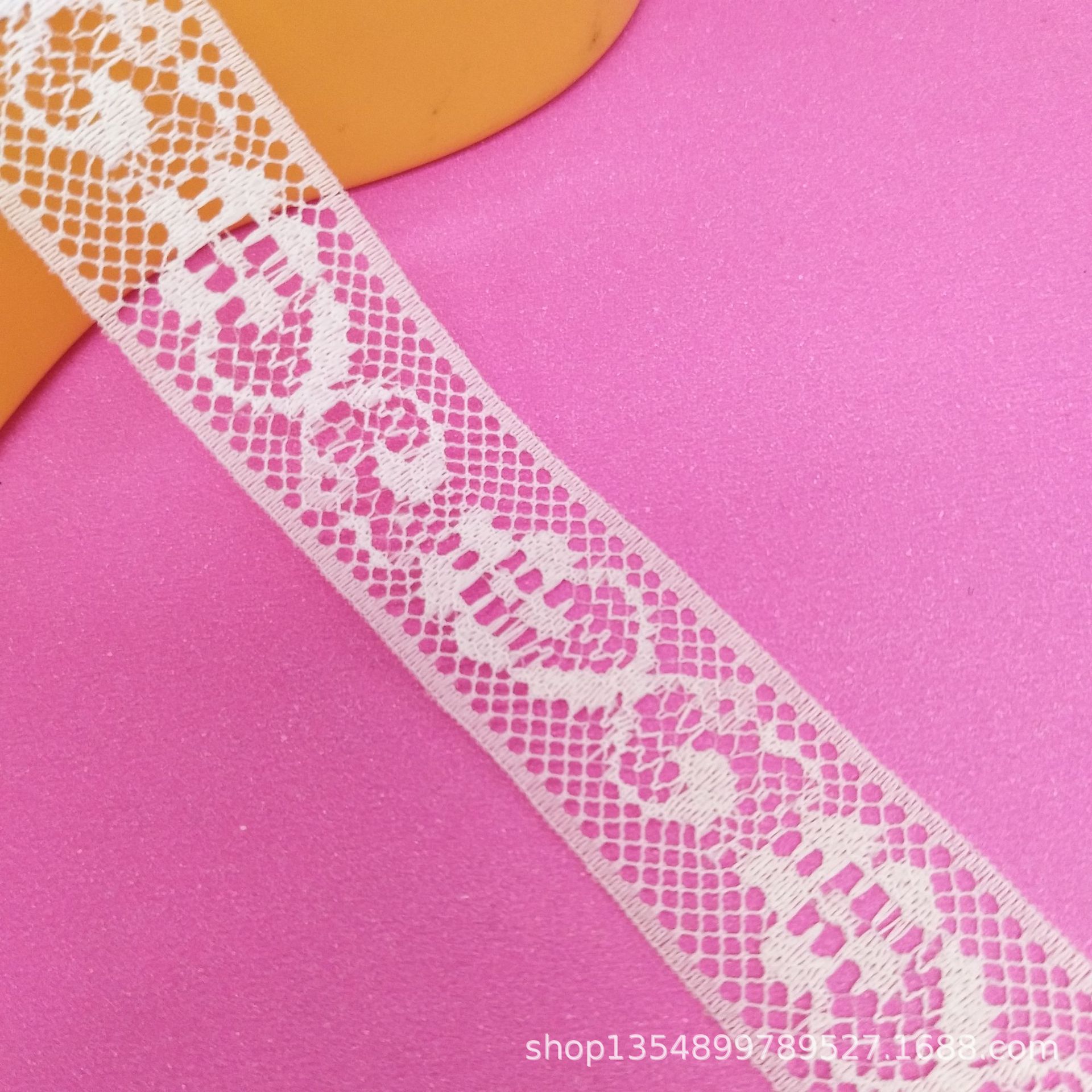 工厂现货批发2cm直边无弹蕾丝花边各种发饰小饰品辅料