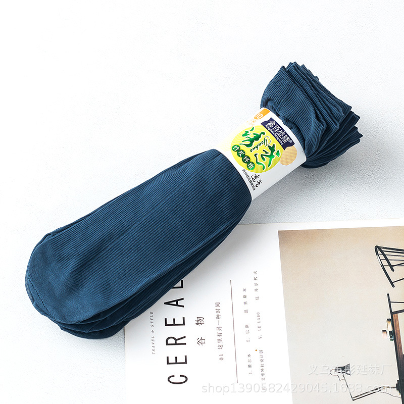 Полоски носки-темно серый