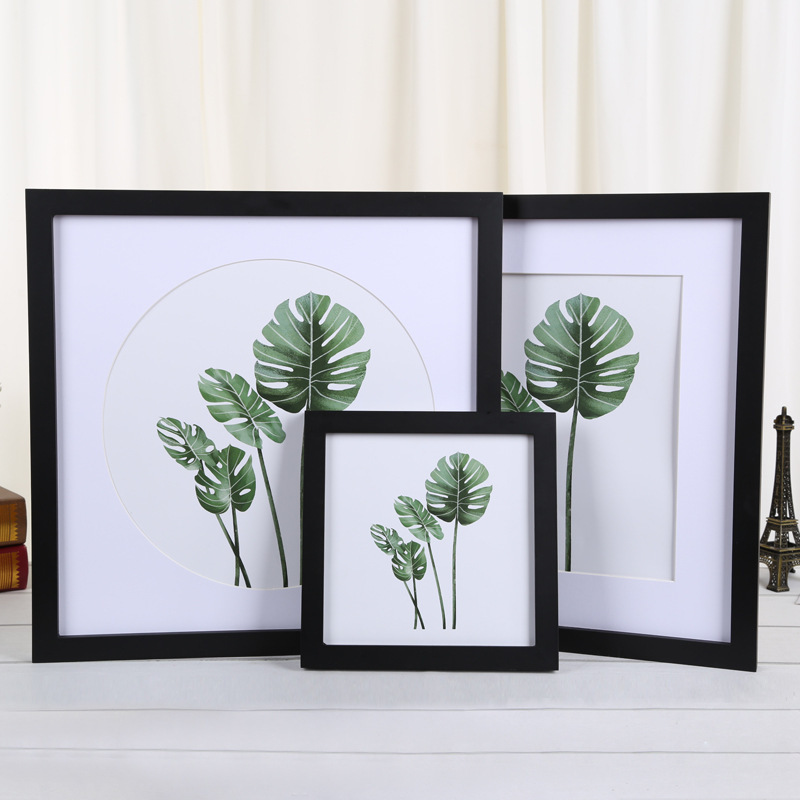 Square solid wood Photo Frame 5 7 10 Square 24 inch wooden picture frame silk screen engraved LOGO Square solid wood Photo Frame 5 7 10 Square 24 inch wooden picture frame silk screen engraved LOGO