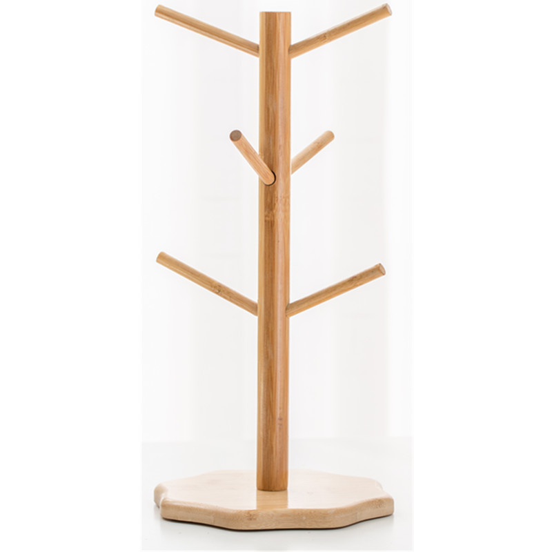 Set de Soporte para Copas y Tazas de Bambú, para Bar o Hogar