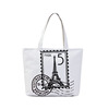 Cartoon shopping bag, shoulder bag for leisure, capacious one-shoulder bag