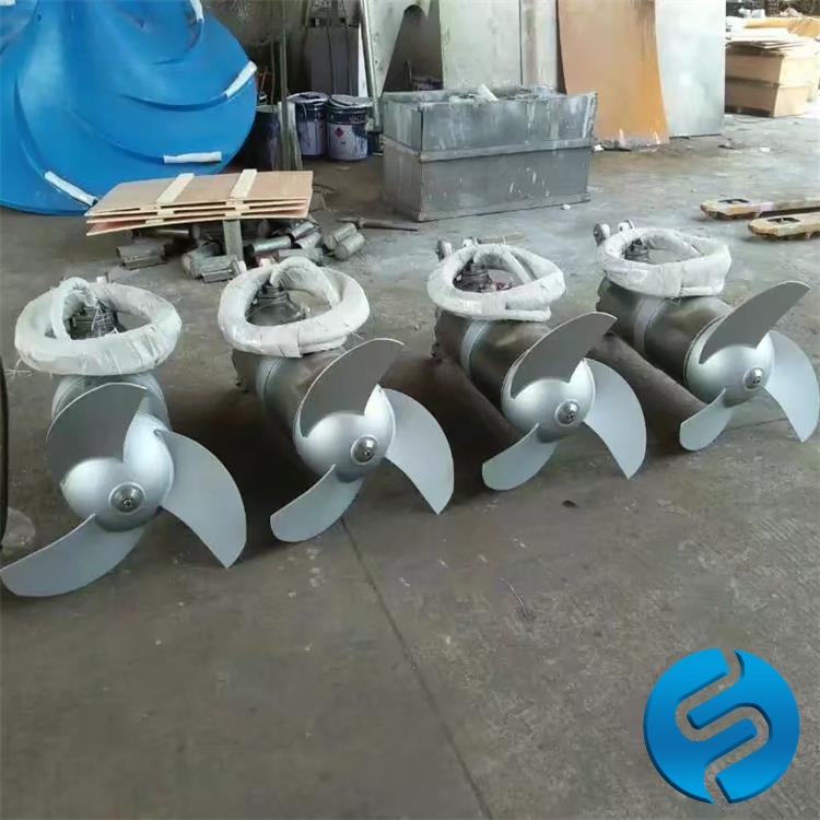 生化池搅拌机  氧化沟潜水搅拌器型号  QJB型污泥池潜水搅拌器