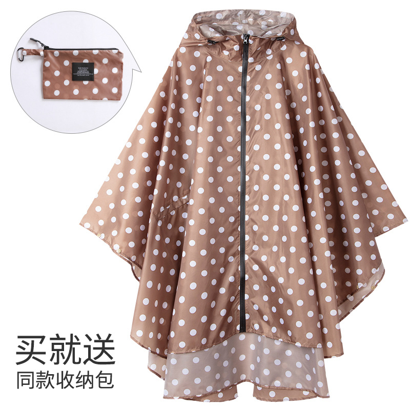 Fabricantes venden japonés Corea del Sur moda Capa delgada hombres y mujeres adultos impermeable poncho mochila ciclismo Amazon comercio exterior image 50