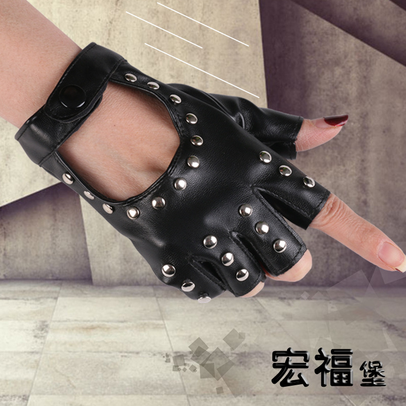 Fashionable dancing polyurethane gloves
