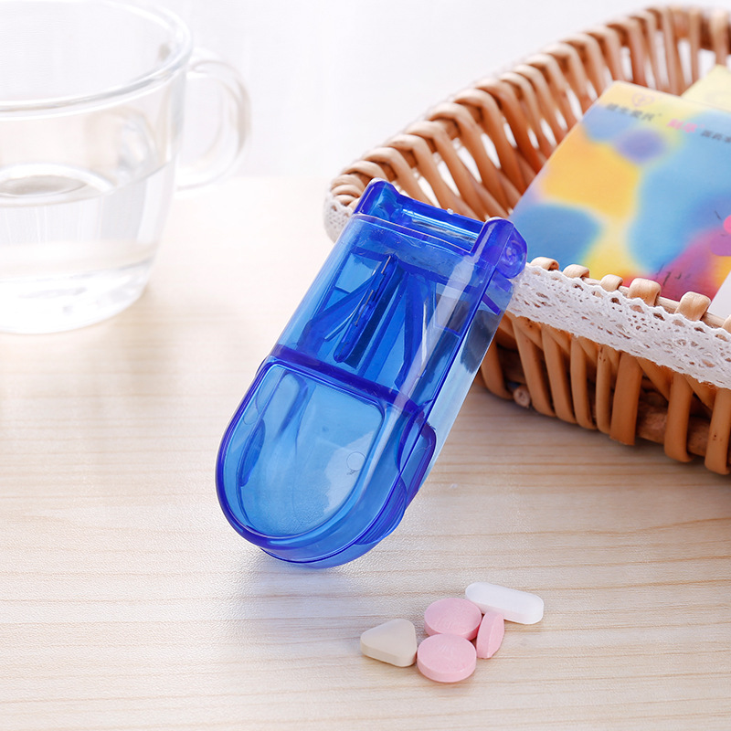 Original design stainless steel medicine cutter manufacturer blade 420J travel portable medicine cutter