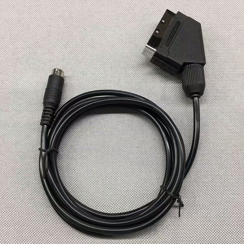 Sega MD2/3 second and third generation SCART RGBS European standard broom head SEGA MD2 color monitoring audio and video cable