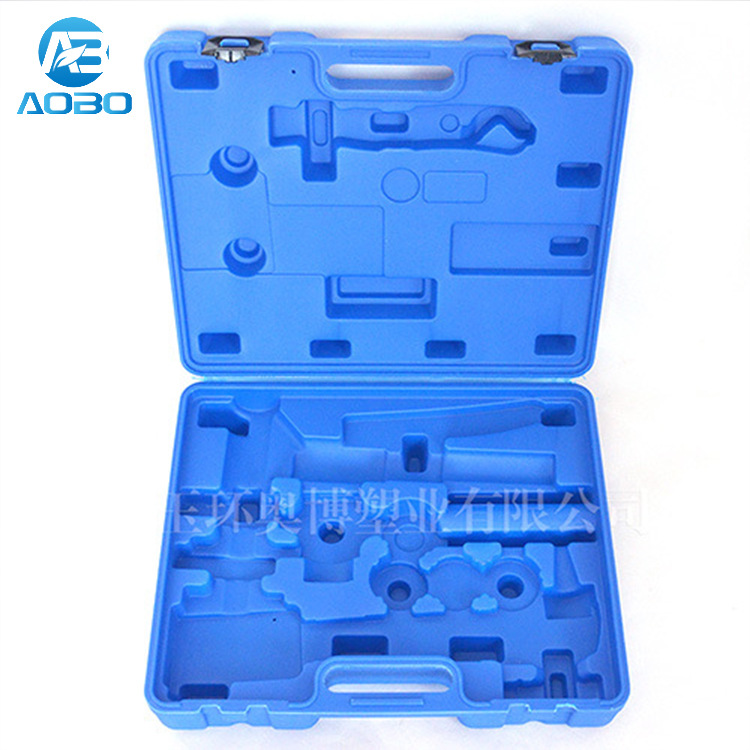 厂家直销 五金液压钳PE耐磨耐用塑料手提工具箱 塑料工具盒 空盒