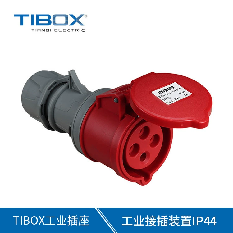 Авиации гнезда 32 А380В 6х промышленного соединителя ТИБОС соединитель ИП44 штепсельной вилки на открытом воздухе промышленной водоустойчивый