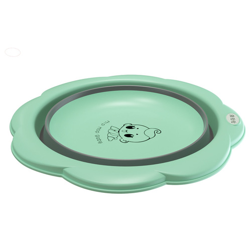 Folding Face Basin Baby Children Water Basin Kids Face Basin Cartoon Portable Pail Manufacturer Wholesale