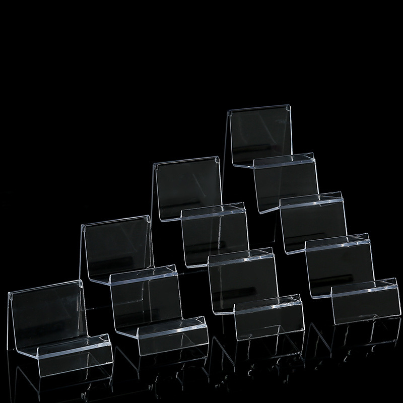 Thickened Transparent Wallet Display Rack Plastic Mobile Phone Mask Display Rack Glasses Store Table Countertop Counter Display Rack