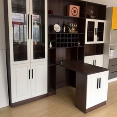 Extendable by one meter, one-word gold and black American-style cabinet handle, minimalist wardrobe drawer handle