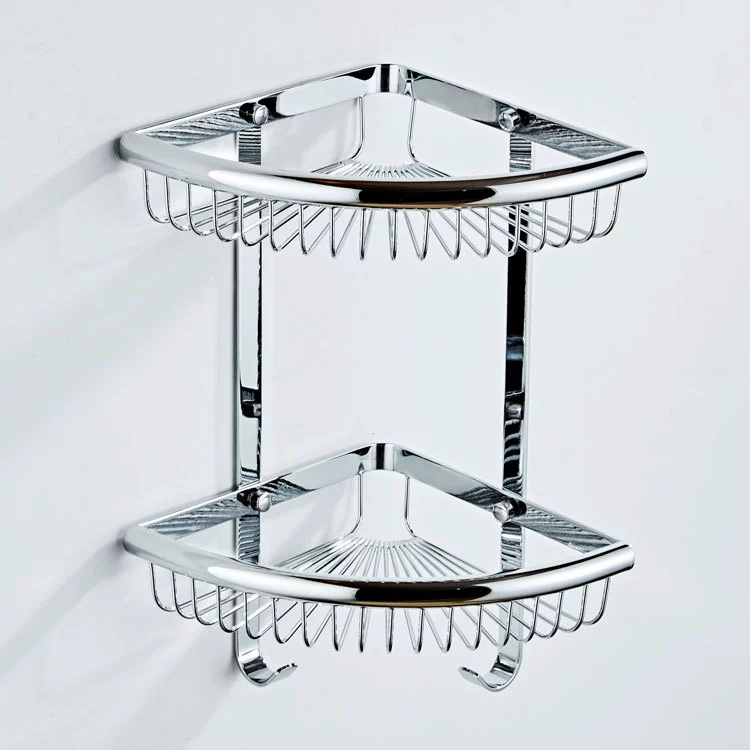 Wholesale bag Hook Bronze Material Network Basketball Basin Trif Model Triangle Shower Set Fan Dual -Laying Basketball