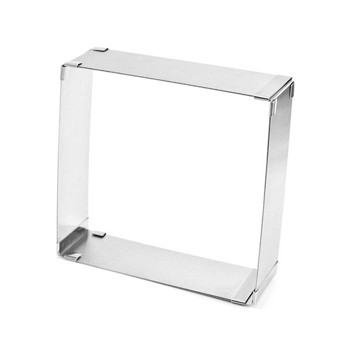 Adjustable Large Square Stainless Steel Mousse Ring Cake Pan Baking Mold for 6-11 Inches Wholesale