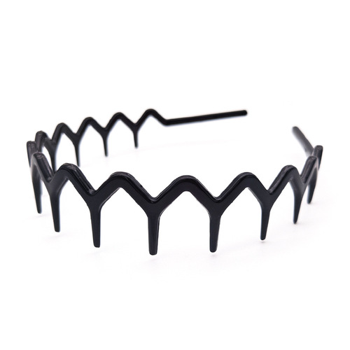 Japanese and Korean simple face washing hairpin bangs clip commonly used by men and women wavy sports hairbands adult hairpins with fine teeth headbands