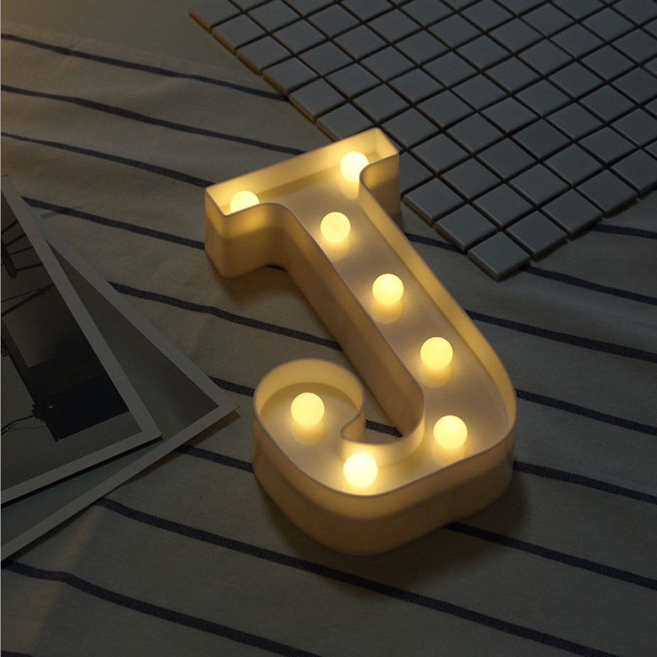 LED Inglés Gran Carta de luz digital símbolo de modelado de luz de la fiesta de cumpleaños decoración propuesta de diseño escena carta de Luz