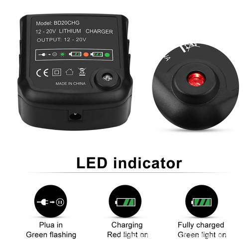 Brand New Replacement Bade 20V Lithium Battery Charger Electric Tool Accessory Charger Manufacturer