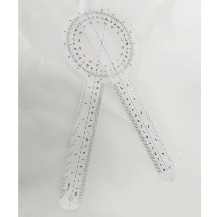 В наличии продажи производители подгонять ПВХ материал прозрачный большой круглый угол головы измерительная линейка