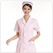 夏季护士服短袖粉色白色美容院医院药店工作服夏装薄款牙科口腔服