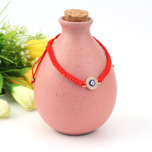 2020爆品手链恶魔之眼红绳手链女欧美亚马逊眼睛编织手链地摊饰品