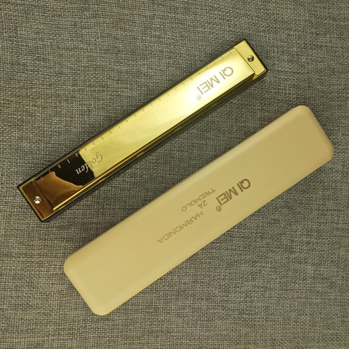 Cimbalom 24 Hole Diatonic Harmonica, National Harmonica Self-Learning Beginner, Performance, Commemorative Version, C Tuning Instrument