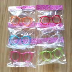造型吸管一次性趣味搞怪兒童眼鏡吸管網紅ins藝術DIY眼睛吸管批發
