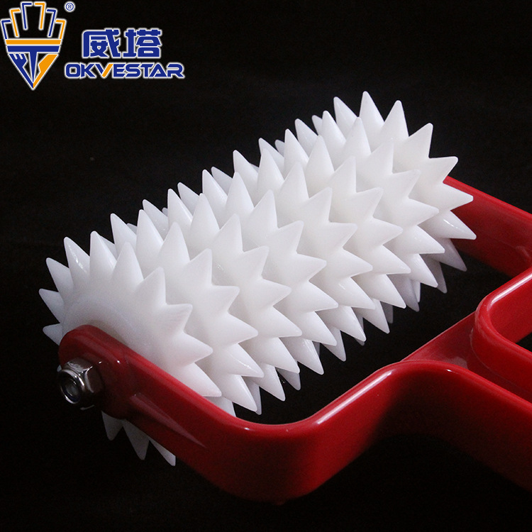 Perforador de pizza aguja de pizza rodillo perforador de agujero aguja de pizza rueda de aguja rodillo fila burbuja trabajador