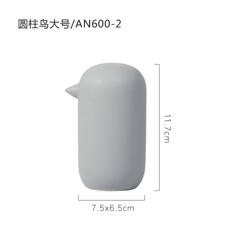 Nórdico moderno arte simple viento modelo habitación estudio cerámica color pájaro suave decoraciones adornos creativos al por mayor