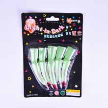跨境万圣节舞会装扮整人玩具吸血鬼夜光指甲影视表演道具夜光指甲