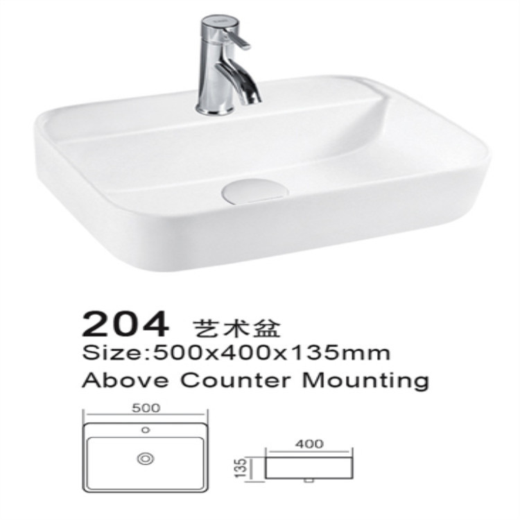 Cuenca de mesa nórdica borde negro de cerámica lavabo de arte lavabo de mesa Simple lavabo del hogar lavabo balcón