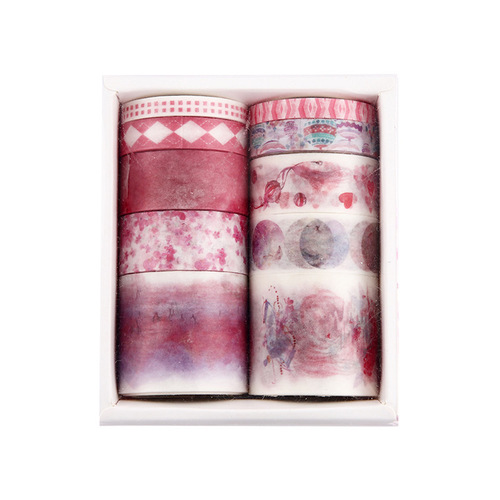 Mr. Paper Washi Tape Set 10 Rolls Previous Sea and Forest Series Small Fresh Handbook Tape Cross-border