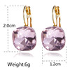 Fashionable earrings, universal crystal earings, European style, simple and elegant design, wholesale