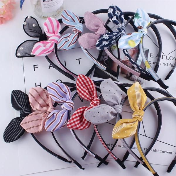 Little bow rabbit ears mixed model