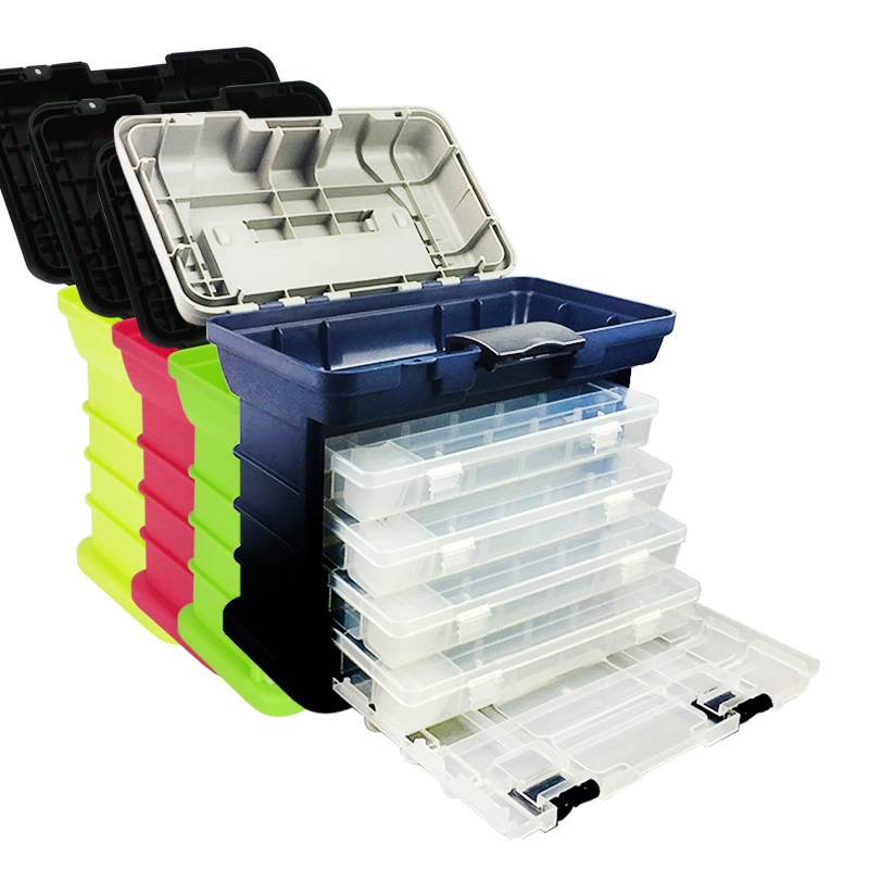 威和 Sports fishing box 4-layer luya box tool box fish box fishing box fishing gear box luya suitcase cross-border wholesale