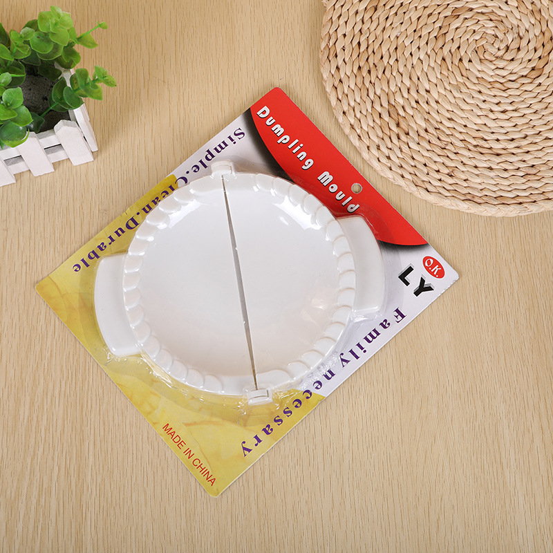 Factory Direct Sales Dumpling-Making Tool, Plastic Food-Grade Kitchen Manual Dumpling Press, Kitchen Dumpling Mold