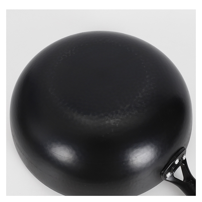 Fábrica al por mayor hogar multifunción olla de hierro sin recubrimiento Zhangqiu olla de hierro Cocina de Inducción de gas