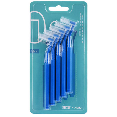 Jacqueline interdental brush L-shaped soft bristle brush protective braces correction teeth cleaning oral care orthodontic set
