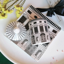 北歐INS風創意建築罐子陶瓷首飾收納盤甜品蛋糕盤桌面置物盤擺拍