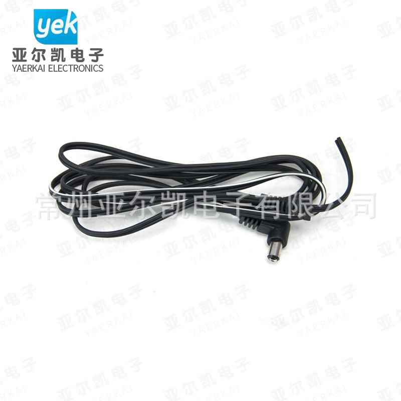 批发90°直角弯插 带卡头连接线DC插 PVC套管集成电路IC测试线