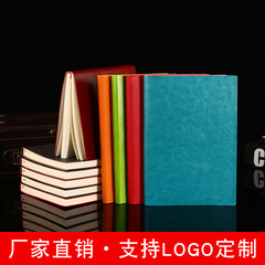 Customize A5 Business Soft Leather Notebook for Work, Study, and Meeting Minutes with Logo Printing