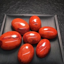 南红玛瑙精美戒面四川凉山九口料老坑满肉柿子红火焰花纹镶嵌蛋面