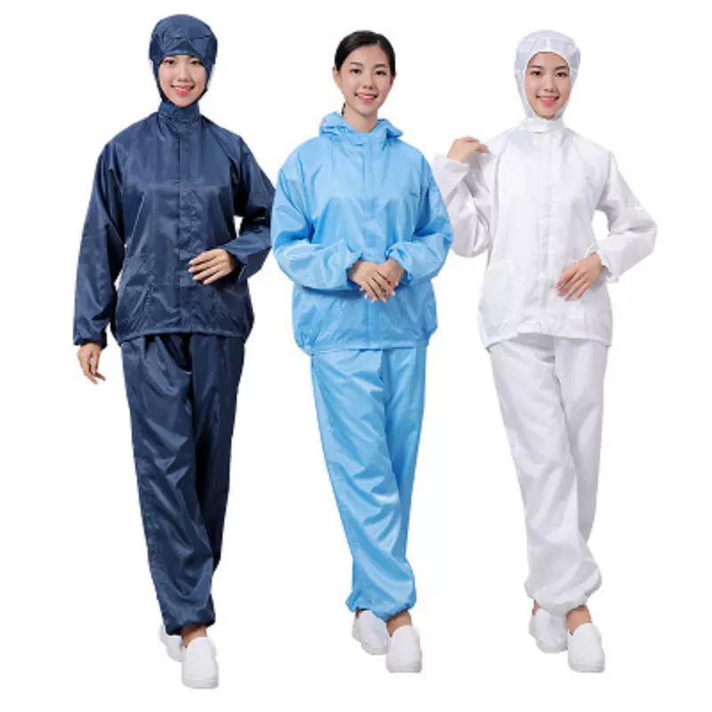 防静电连帽分体服防尘服无尘洁净服防护服食品洁净车间工作服