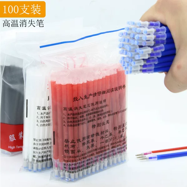 Thick-Barrel High-Temperature Disappearing Ink Marker Pen for Leather, Clothing, and Shoe Making, Fade-Resistant Ironing Pen with High-End Tip