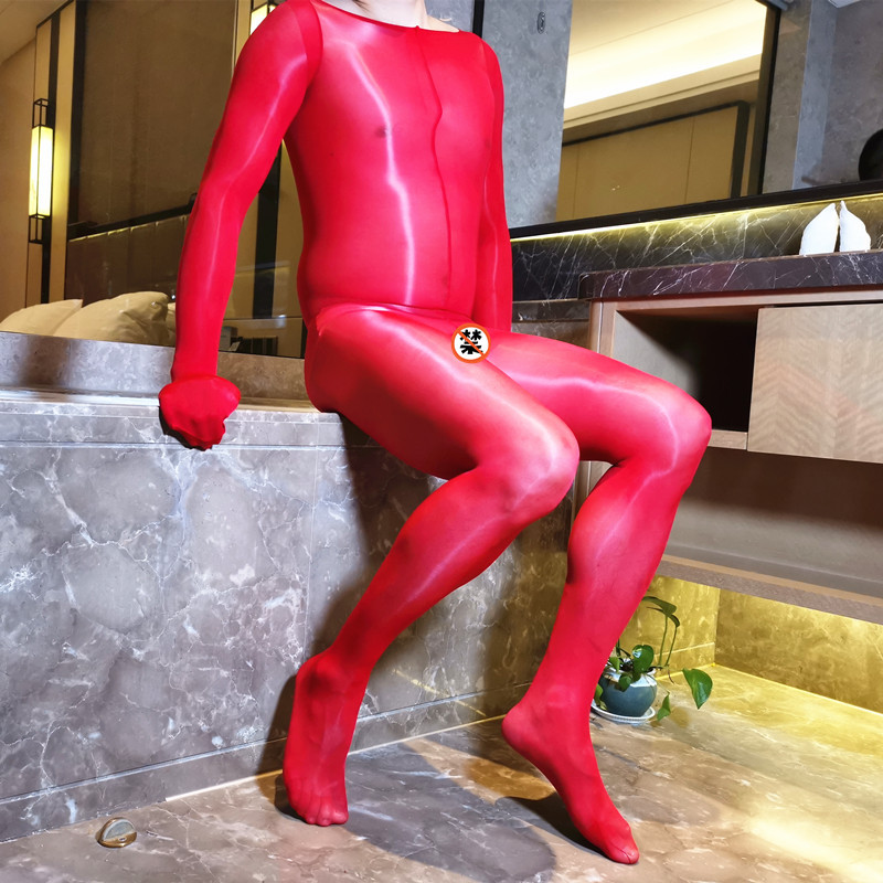 912 aguja ultra-Delgado sexy brillante de una sola pieza medias de una sola pieza sedoso tentación cuerpo completo sexy pareja más pantalones de tamaño