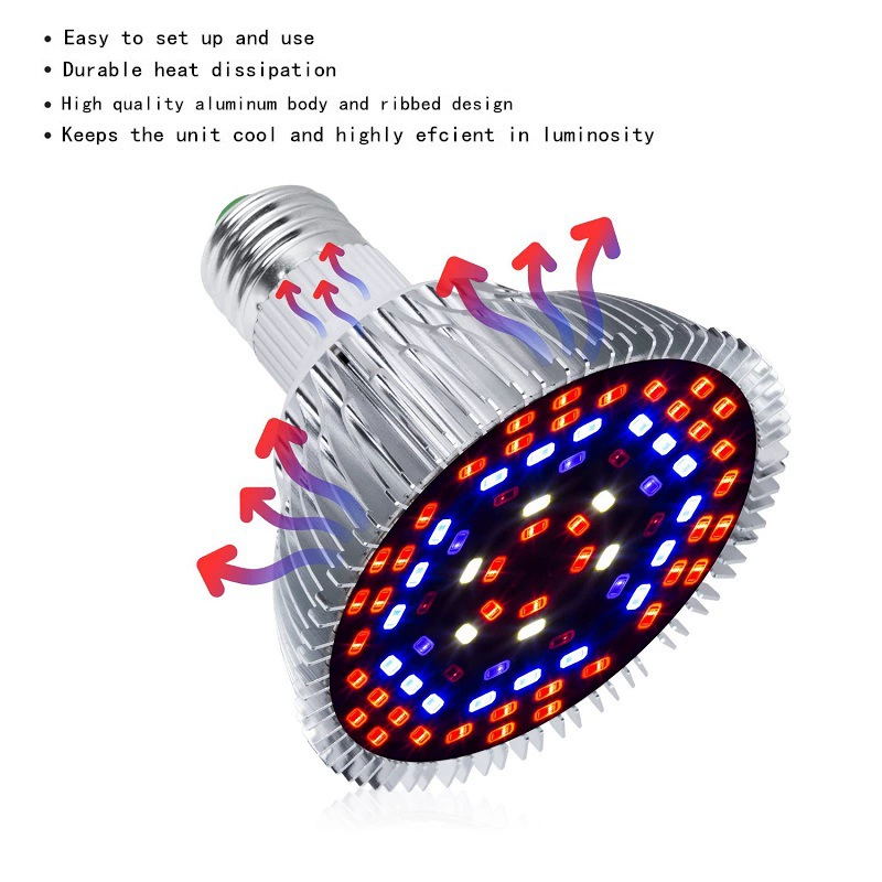 (Cross-border trading), LED fill light, plant lamp, comfortable light spectrum, 50W, 80W
