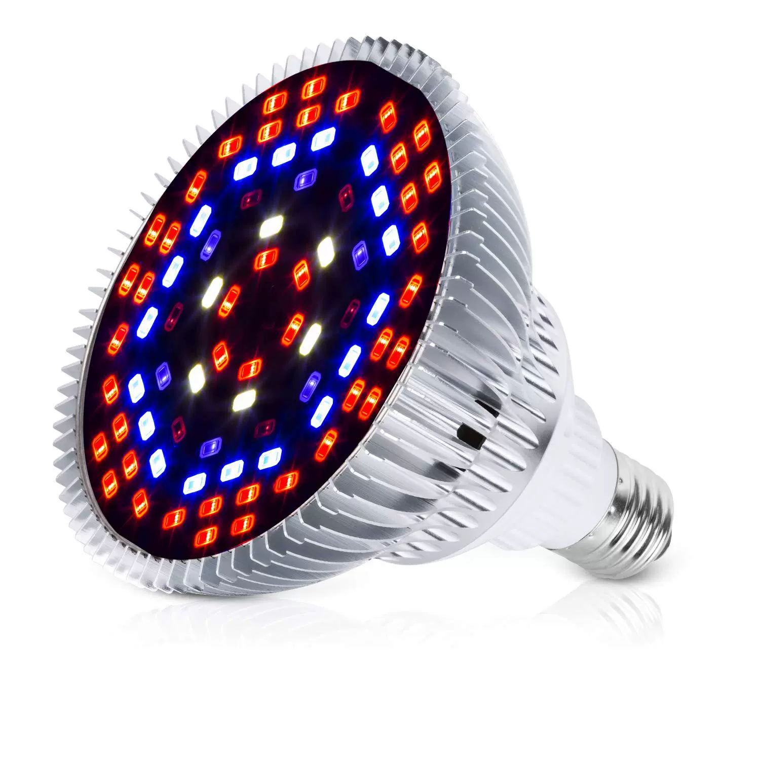 外贸跨境专供LED全光谱植物花卉补光灯50W80W大棚par30生长灯UV灯