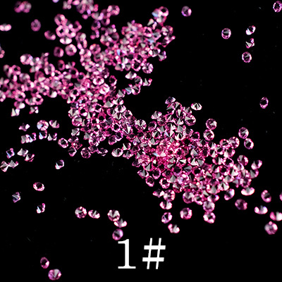 Tiktok red micro diamante clavo flash pequeño diamante roto cristal arena circón mezclado Super Flash Nueva York tormenta uñas joyería