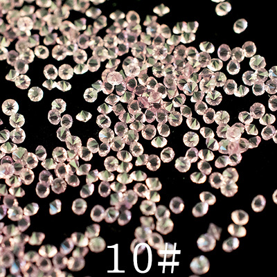 Tiktok red micro diamante clavo flash pequeño diamante roto cristal arena circón mezclado Super Flash Nueva York tormenta uñas joyería