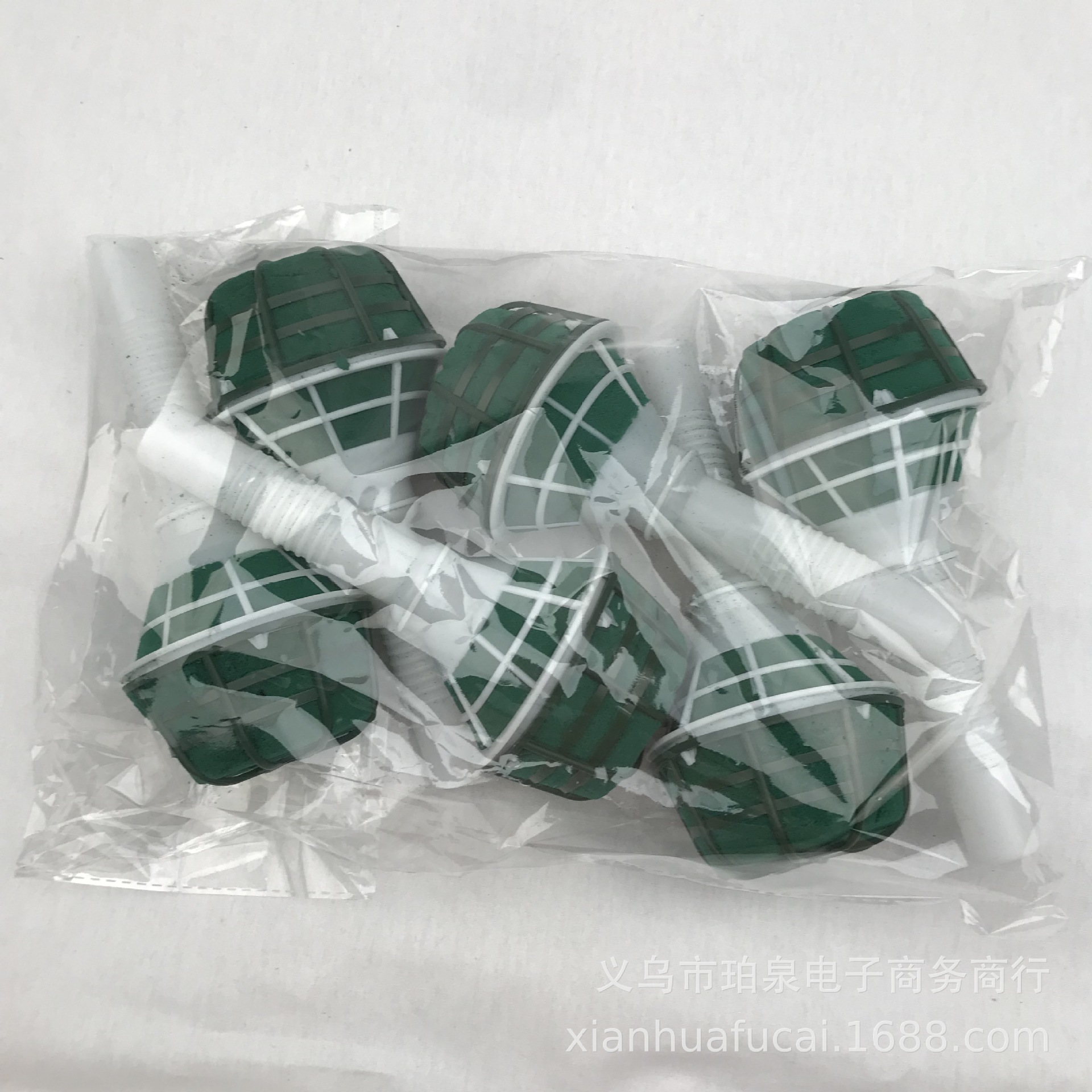 Titular de la flor con barro de plástico titular de la flor accesorios arreglo de flores suministros de la boda titular de la flor de plástico sin envío gratuito